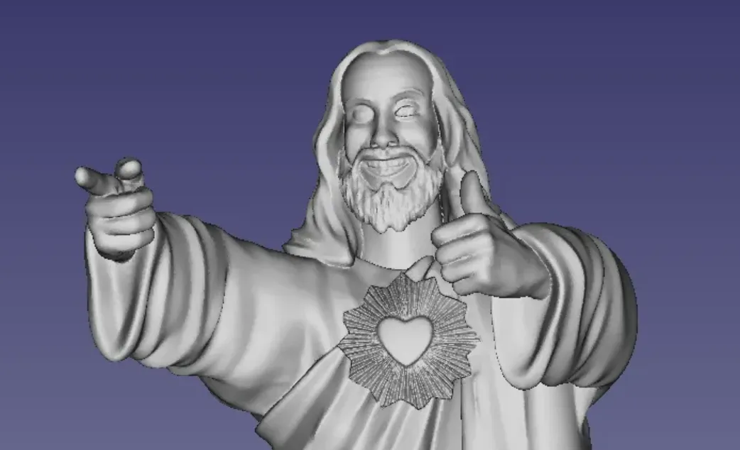 Jesus from dogma (Buddy Christ)