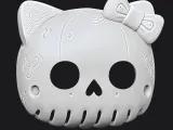 Máscara Hello Kitty Skull-4
