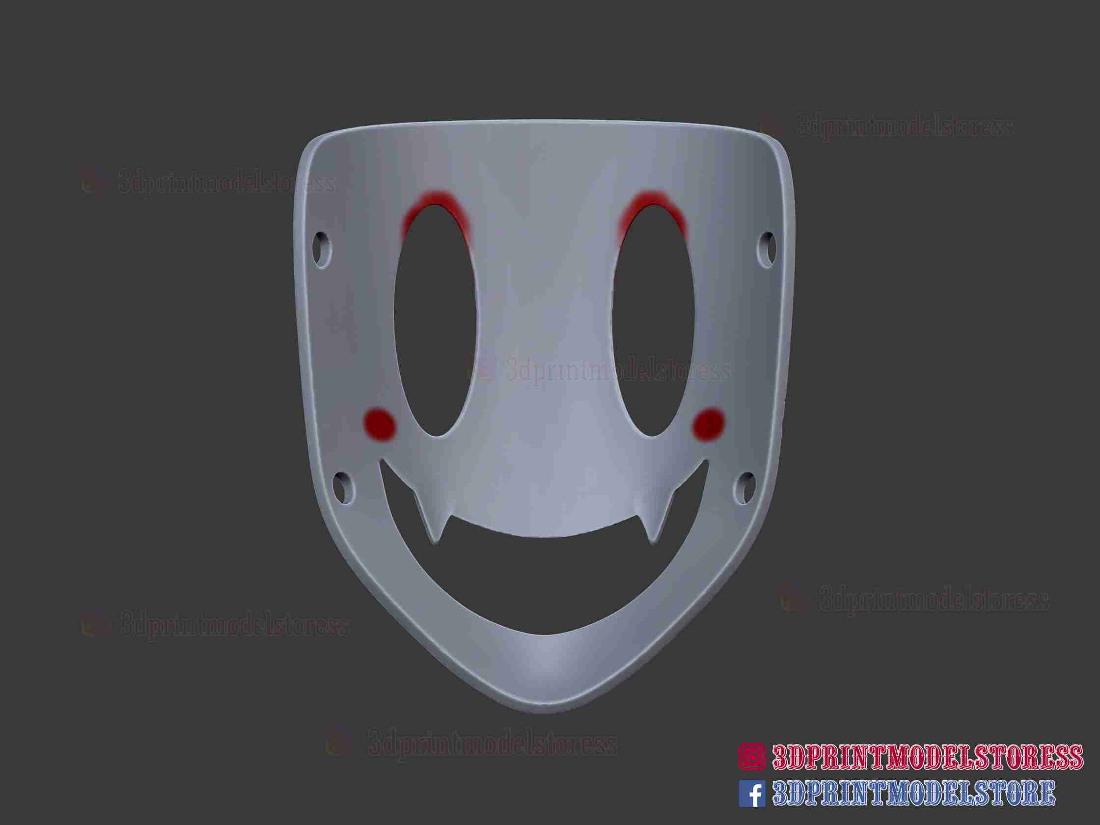 Devil Sniper Mask - Tenkuu Shinpan Anime Cosplay | 3D модели скачать |  Creality Cloud