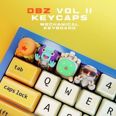 Dbz Keycaps Vol II - Dragon ball - Mechanical Keyboard
