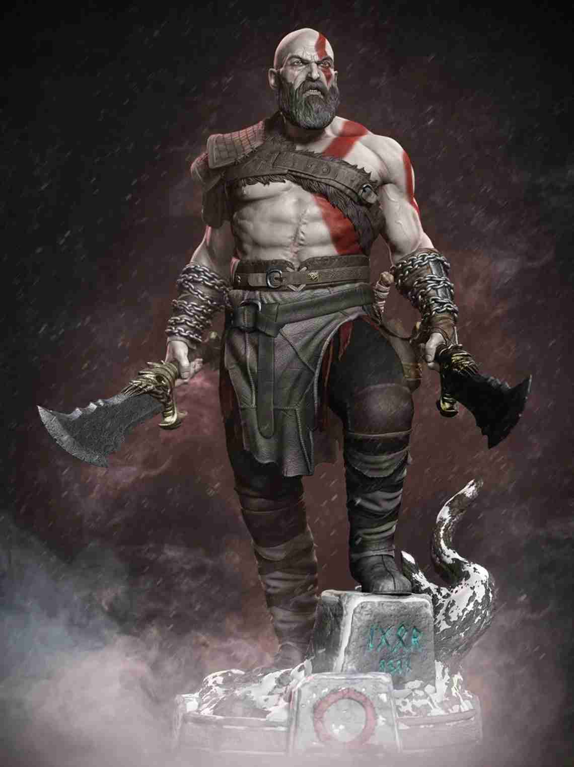 God of War Kratos statue | 3D models download | Creality Cloud