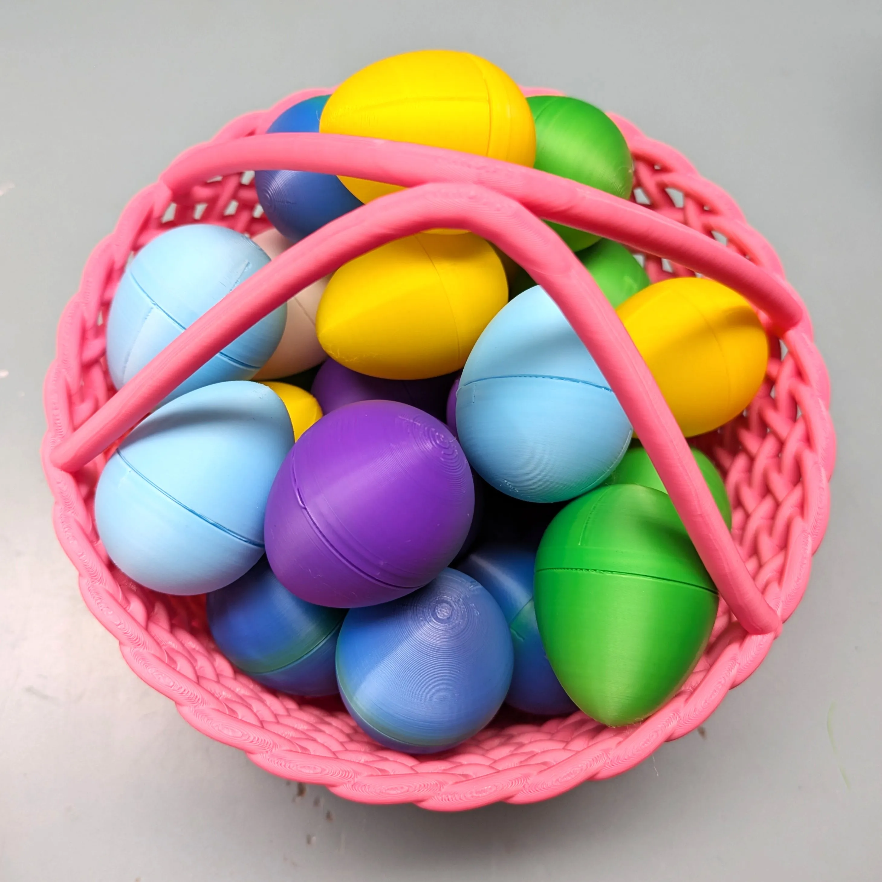 Easter Basket and Eggs