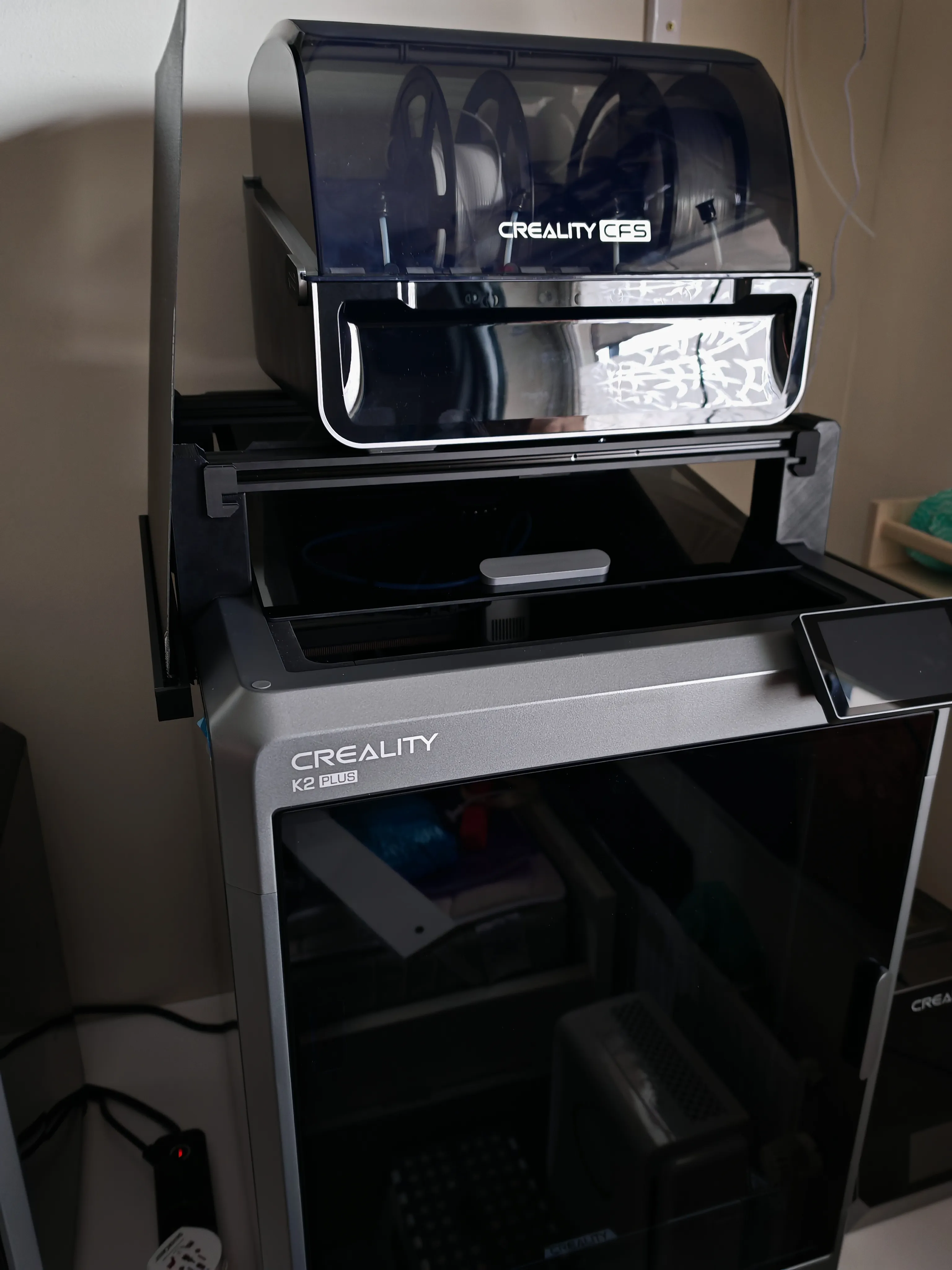 K2 CFS Riser using old printer aluminium profie 20x40x460mm