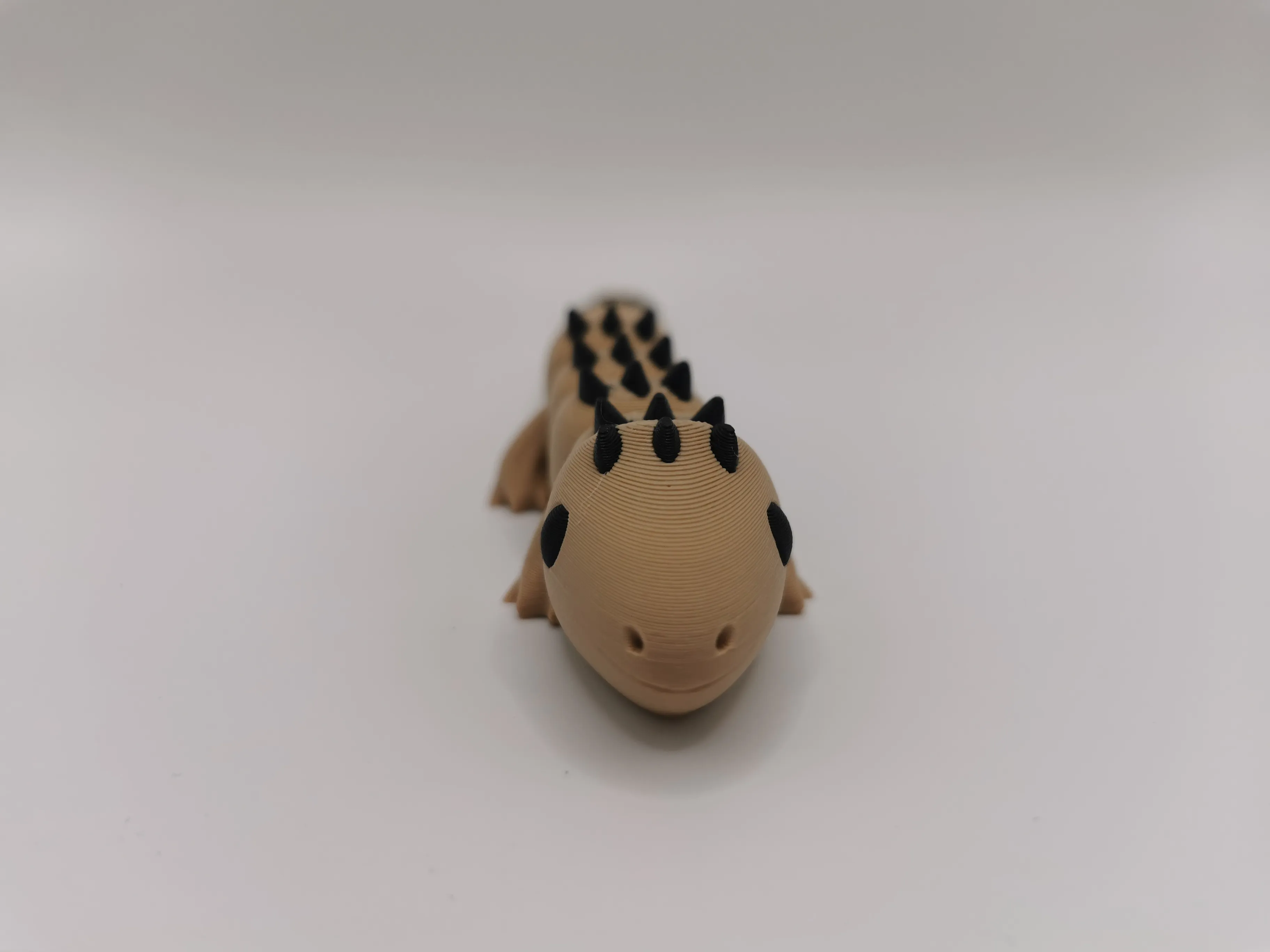 Baby Shingleback Lizard Keychain - Multicolour