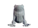 Low Poly Frog-2