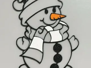 Snowman Wall Art V2