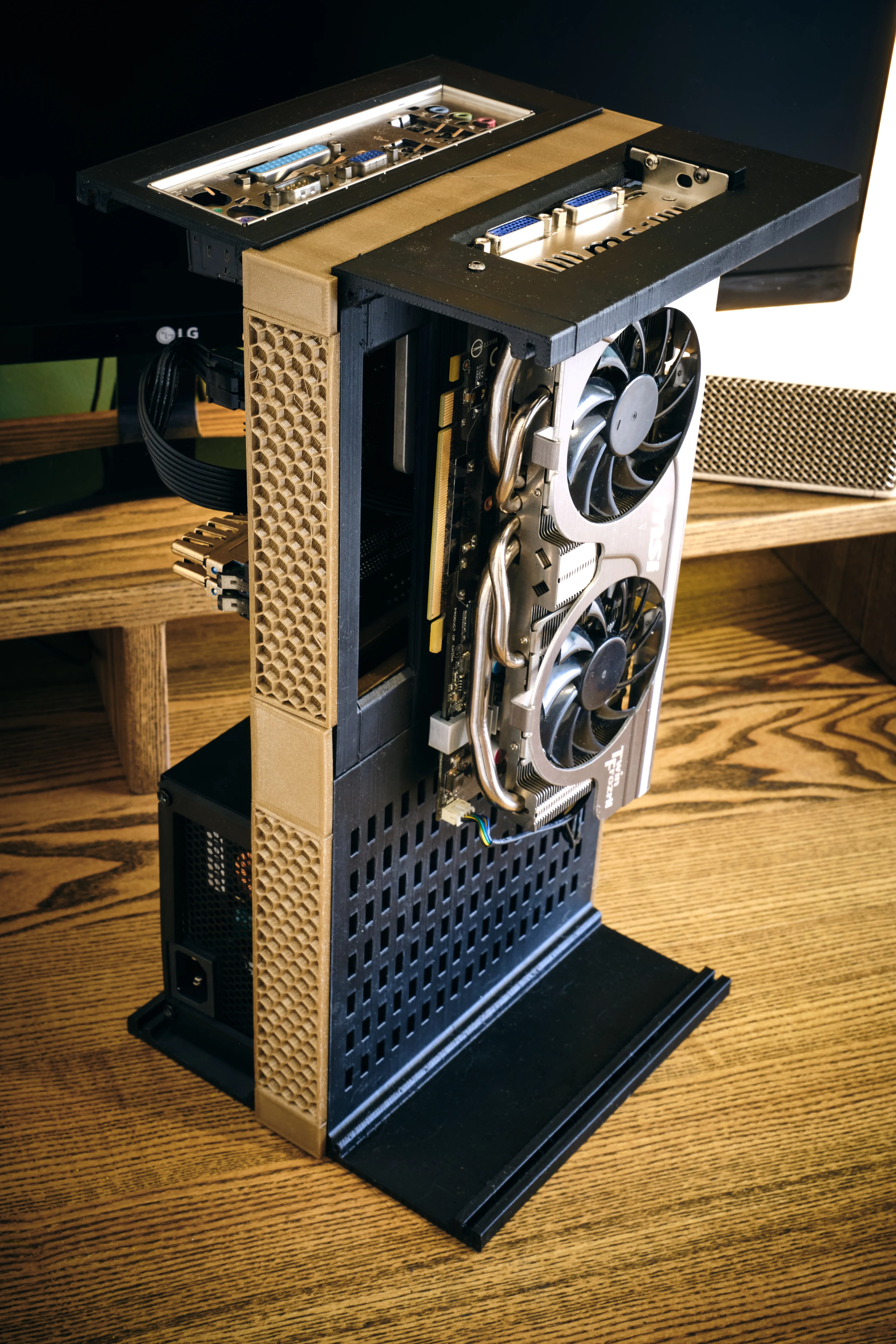 Mini ITX Open Frame Desktop PC Case