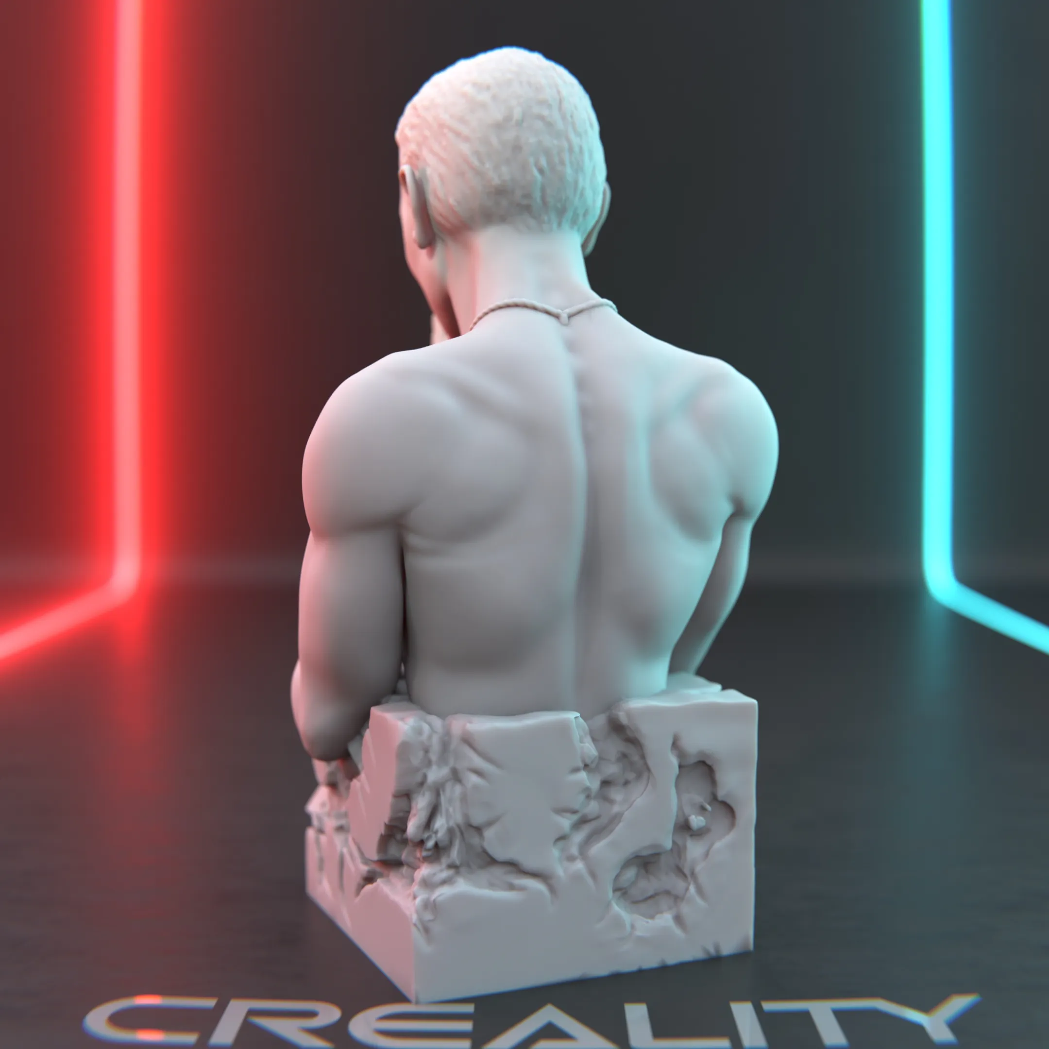 Chester Bennington Bust – Linkin Park Fan Art 3D Model 🎤🎶