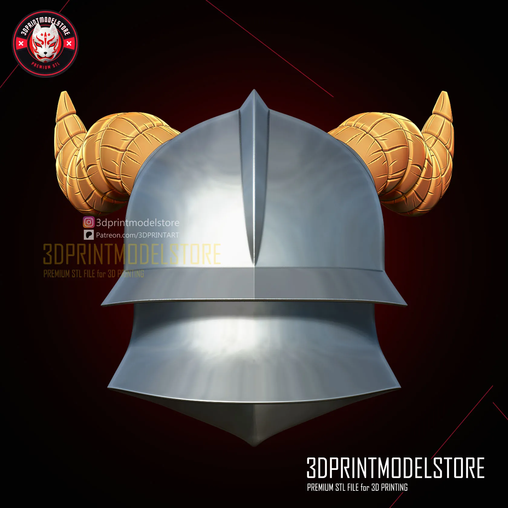 Senshi Helmet - Dungeon Meshi Delicious -Premium STL Cosplay