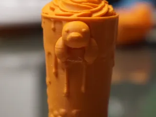 Complex Bubble Tea Character Glass