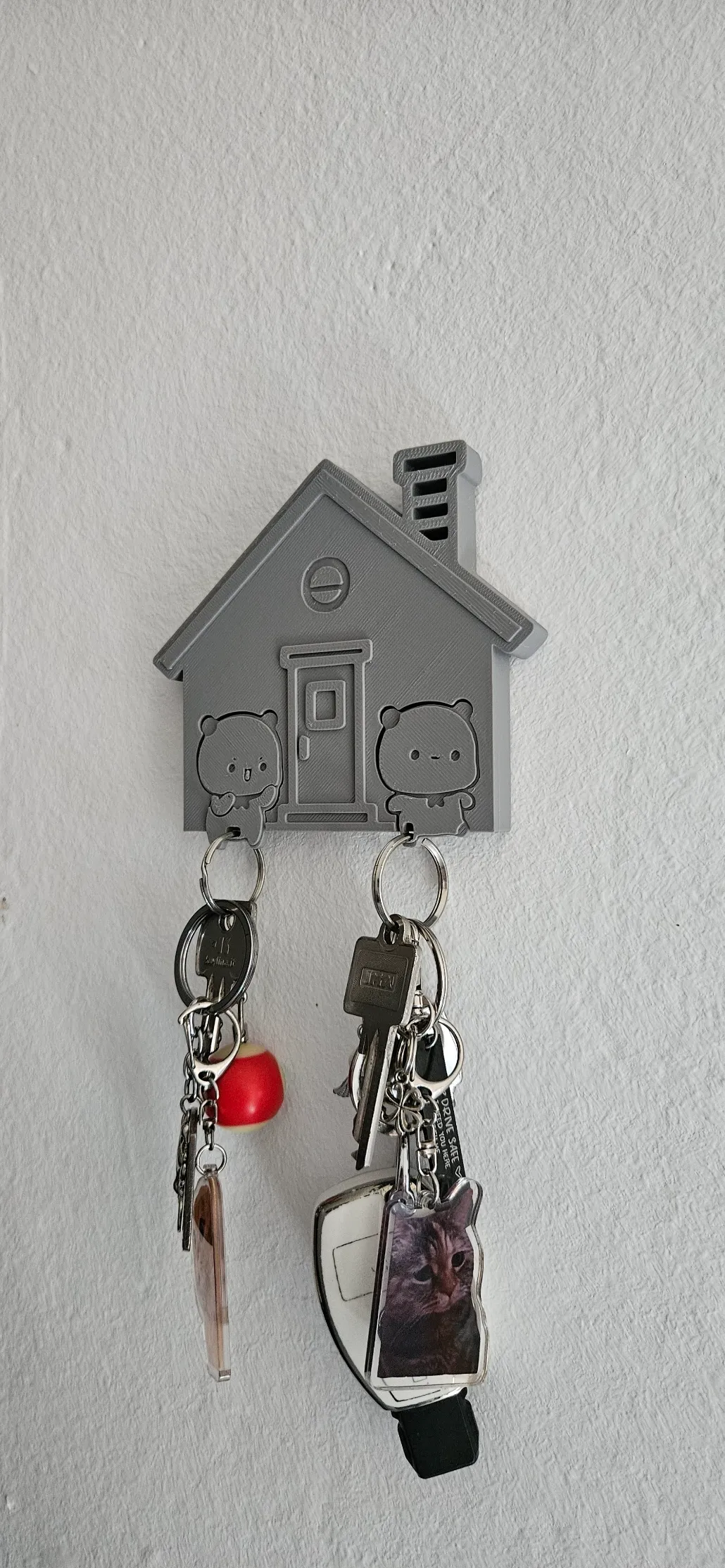 Couple keychain and wall holder - Bubu and Dudu