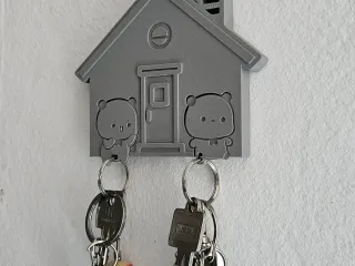 Couple keychain and wall holder - Bubu and Dudu