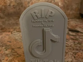 TikTok Gravestone