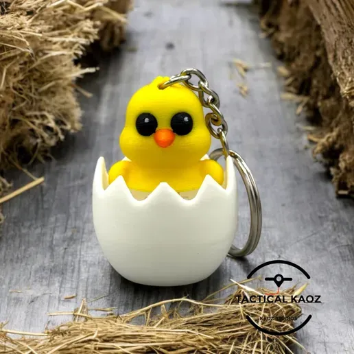 Hatchling Chick Clicker - Keychain Fidget