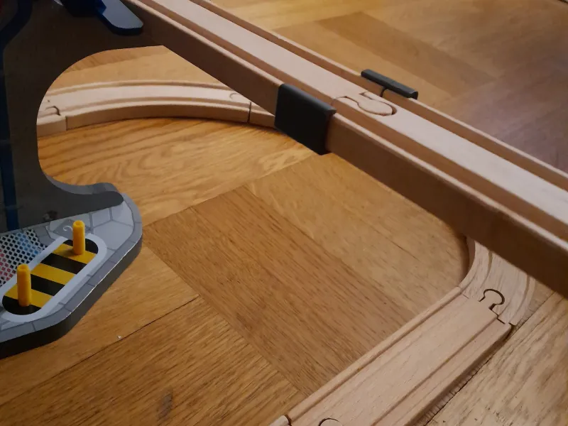 Brio train railway bridge support