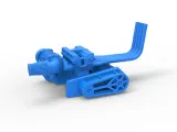 Engine of Top fuel Dirt dragster motorcycle Scale 1:25-0
