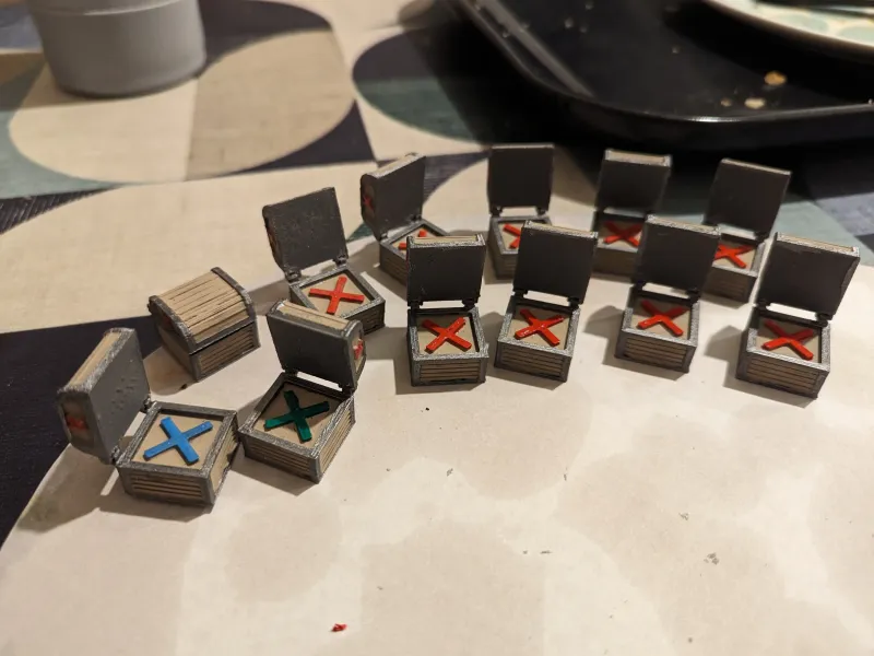 Zombicide - 3d objectives hidden chest