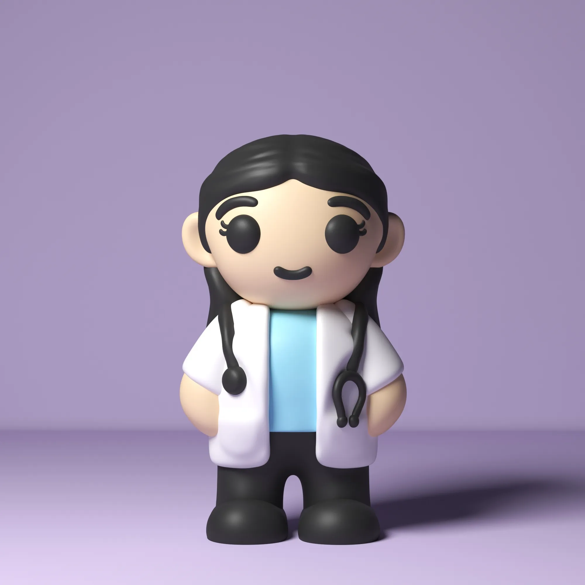 Stl File Doctor Characters & Creatures STL Download - Doctor Femaleby Pawprints