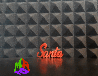 Text Flip - Santa 3d model