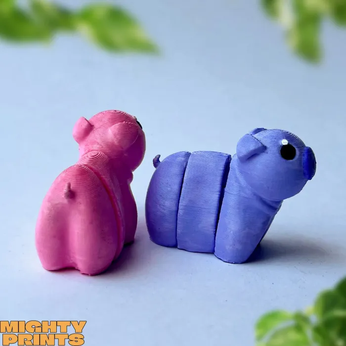 Other STL Download - TINY PIG PRINT IN PLACEby Mighty prints