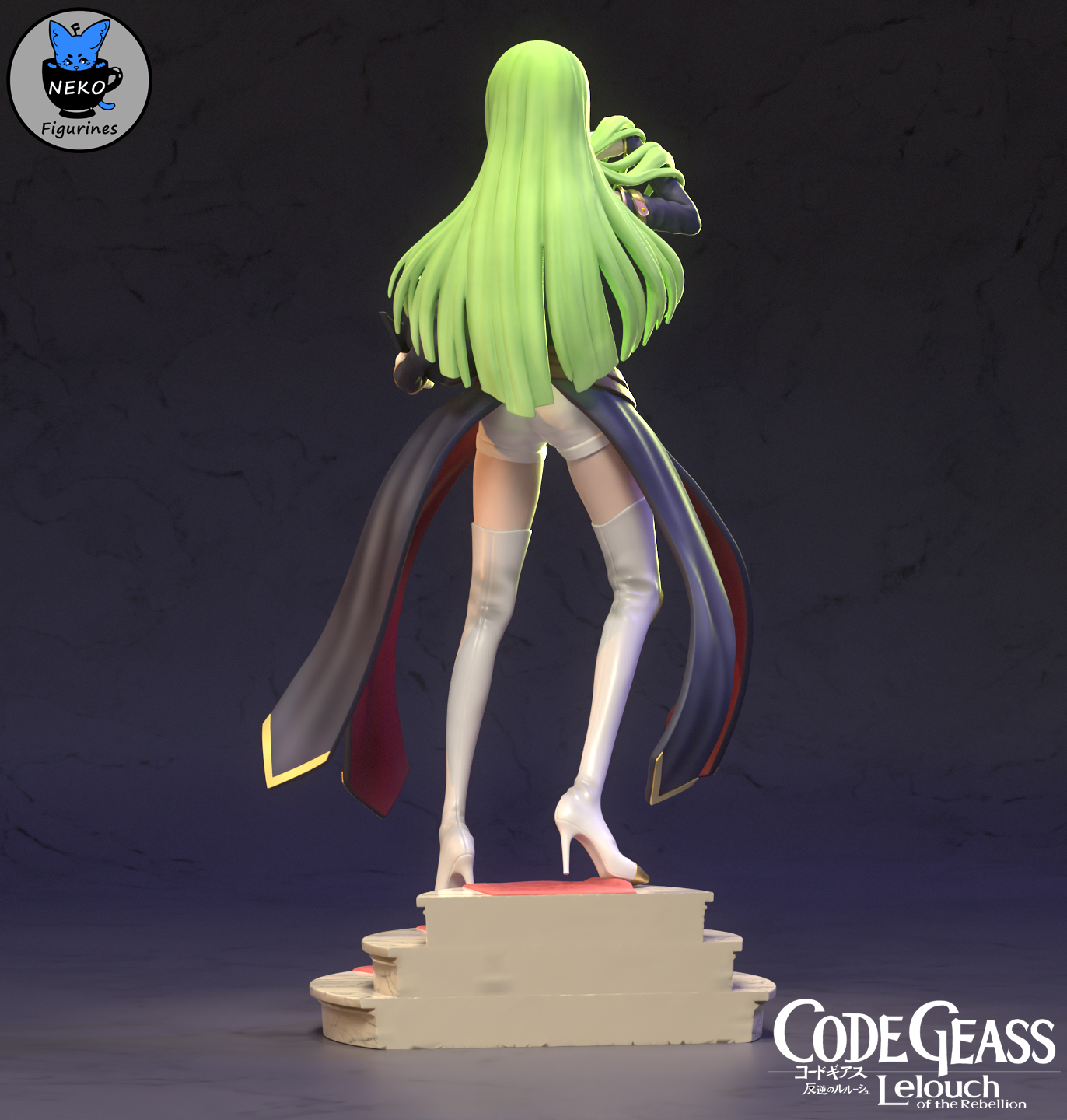 Crunchyroll  Code Geass CC Becomes Glamorous GEM Figure from  Megahouse