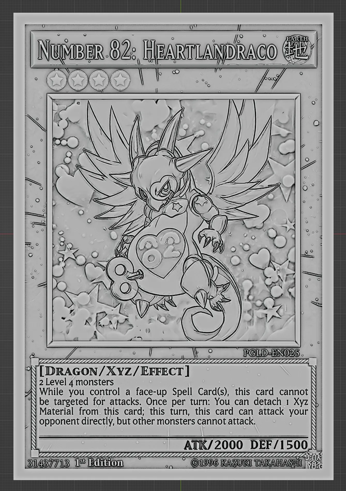 NUMBER 82: HEARTLANDRACO - YU-GI-OH!