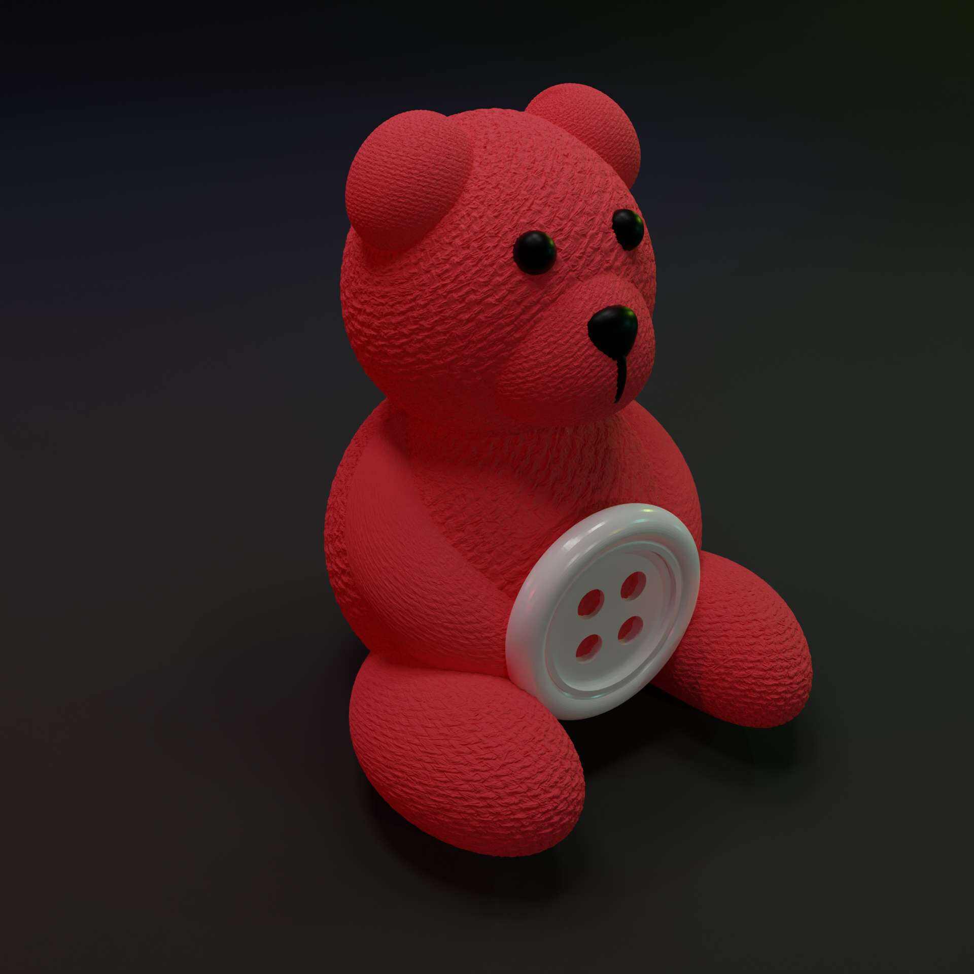Tiny Button Teddy Bear-2