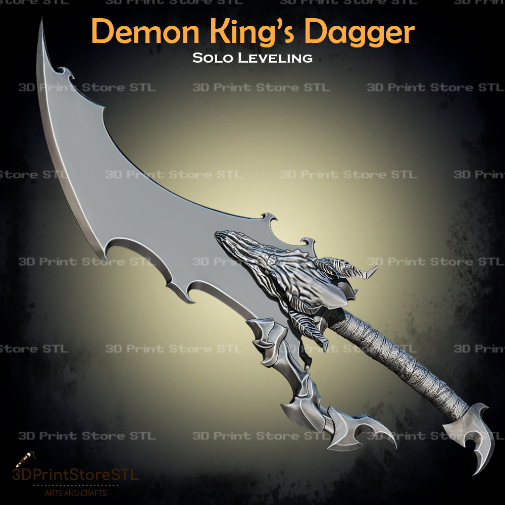 Demon King Dagger Cosplay Solo Leveling - STL File | 3D models download ...