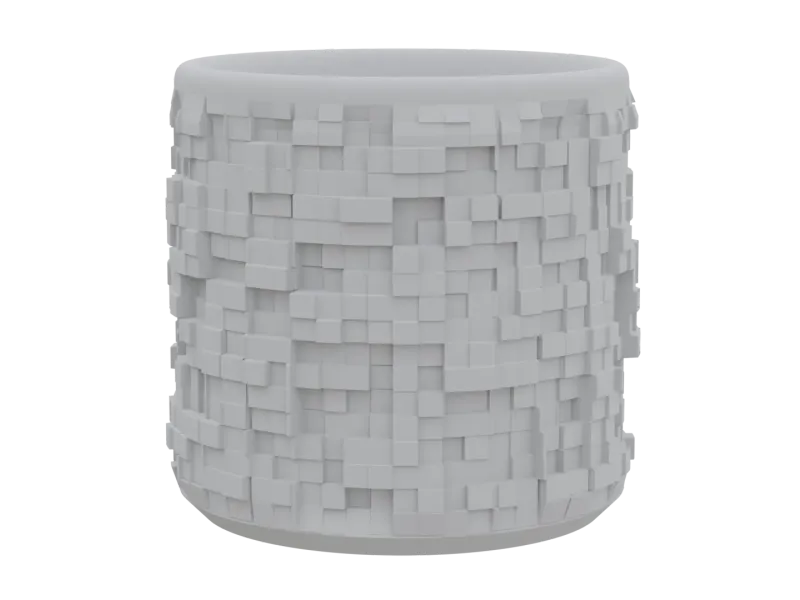 Pen Holder Squares Pattern
