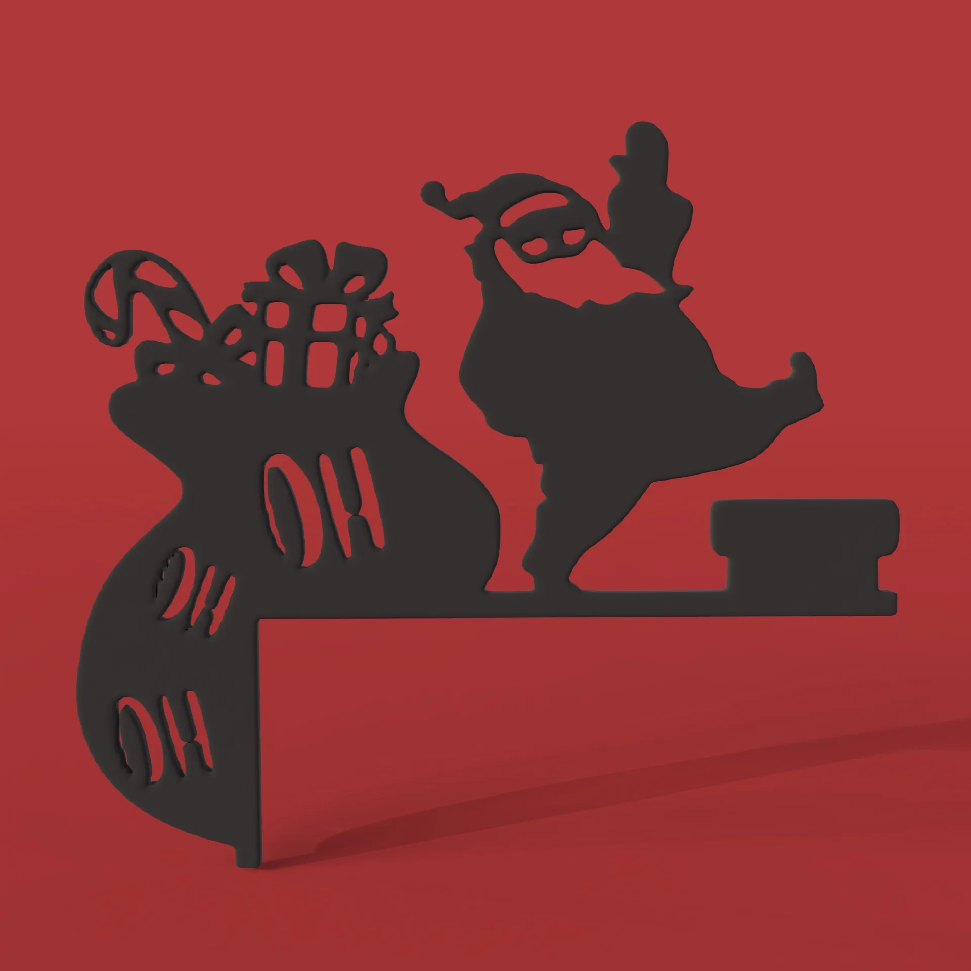 Christmas door corner decor