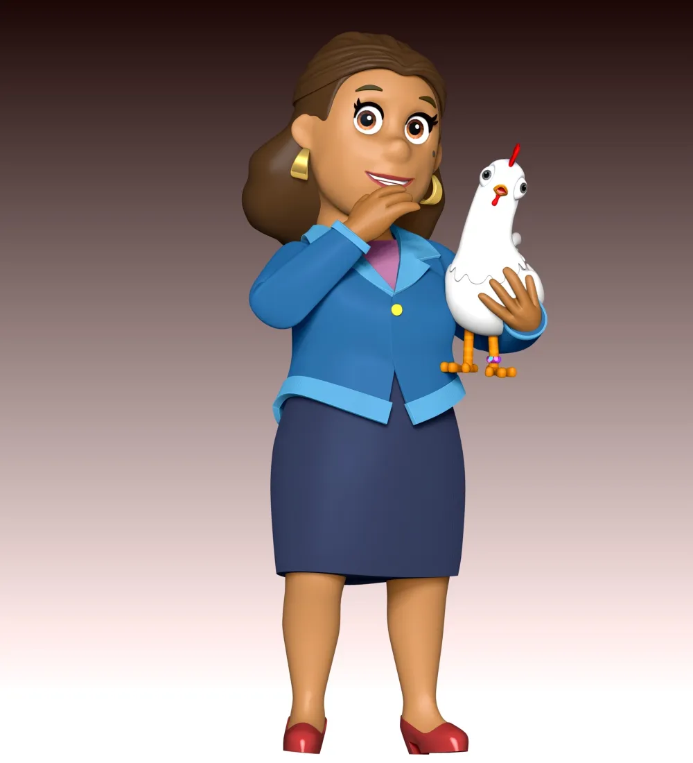 Mayor Goodway And Chickaletta - Paw Patrol