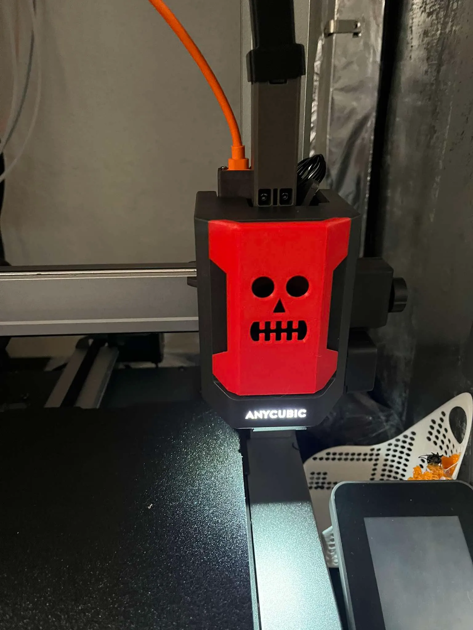 Anycubic Kobra 3 combo hotend cover, halloween, spooky, lots