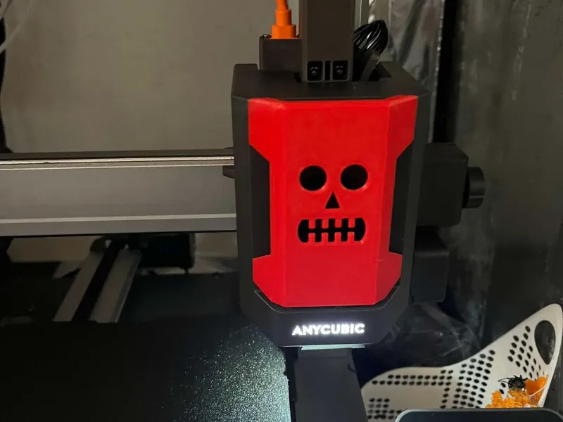 Крышка хотэнда Anycubic Kobra 3, Хэллоуин, безумие