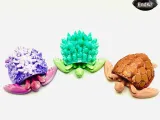 Cute Articulated Turtles #1 - Three Models - Swappable Shell-0
