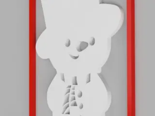 Spinning snowman