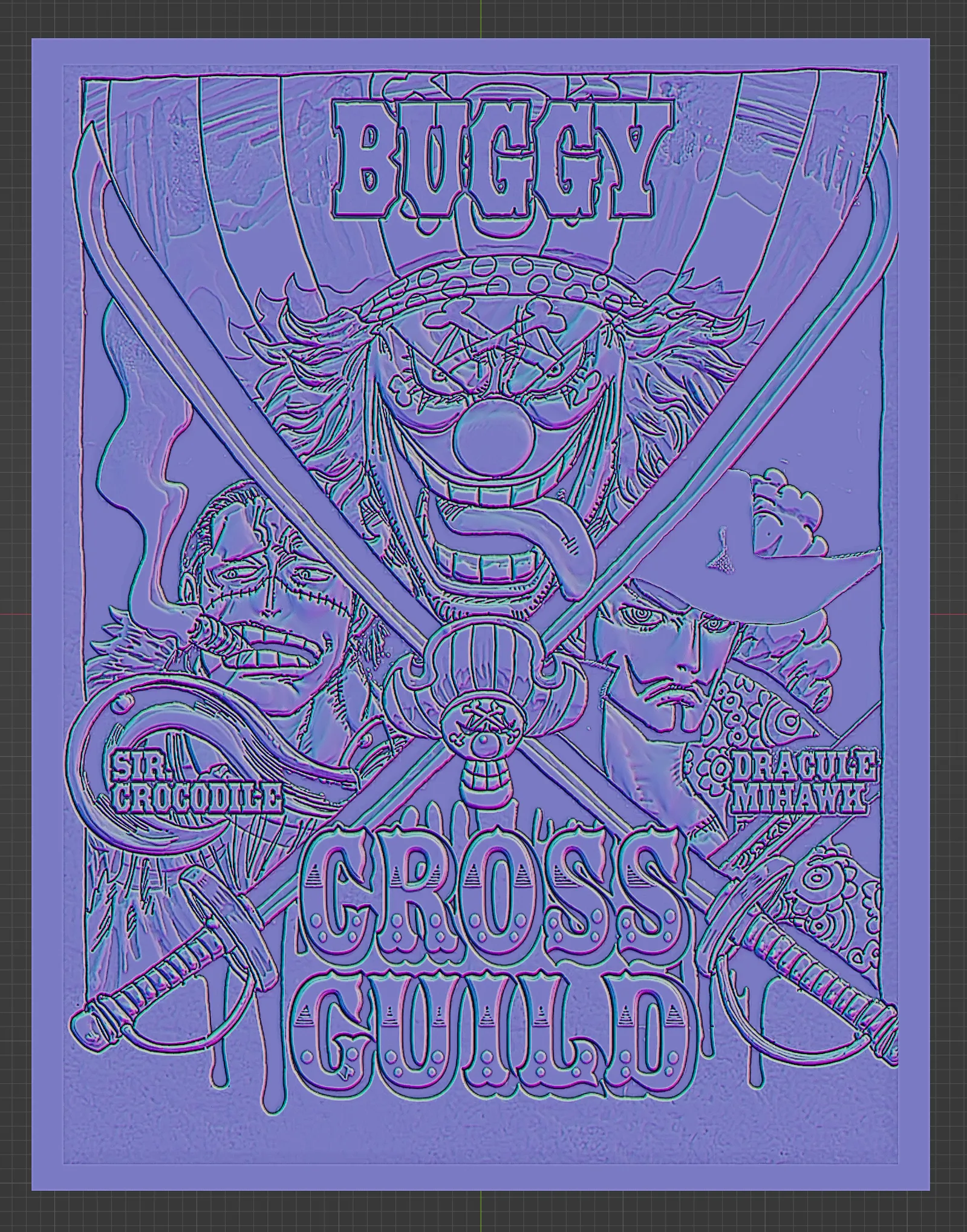 CROSS GUILD POSTER - ONE PIECE