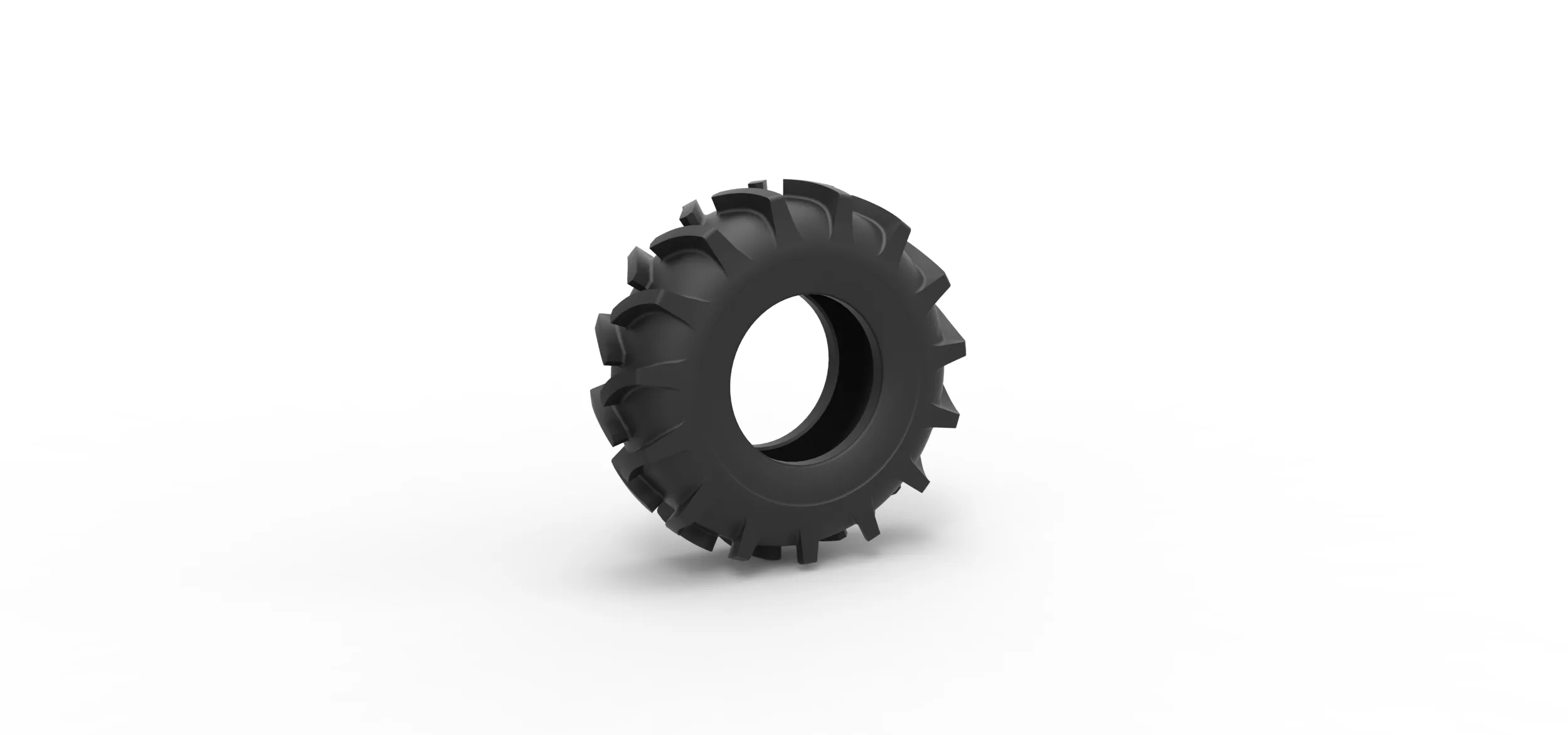 Tire of Redneck Rave Mud truck Scale 1:25