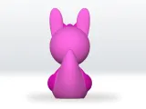 Sprunki Pinki Duck STL file, Sprunki 3D Model Character-3