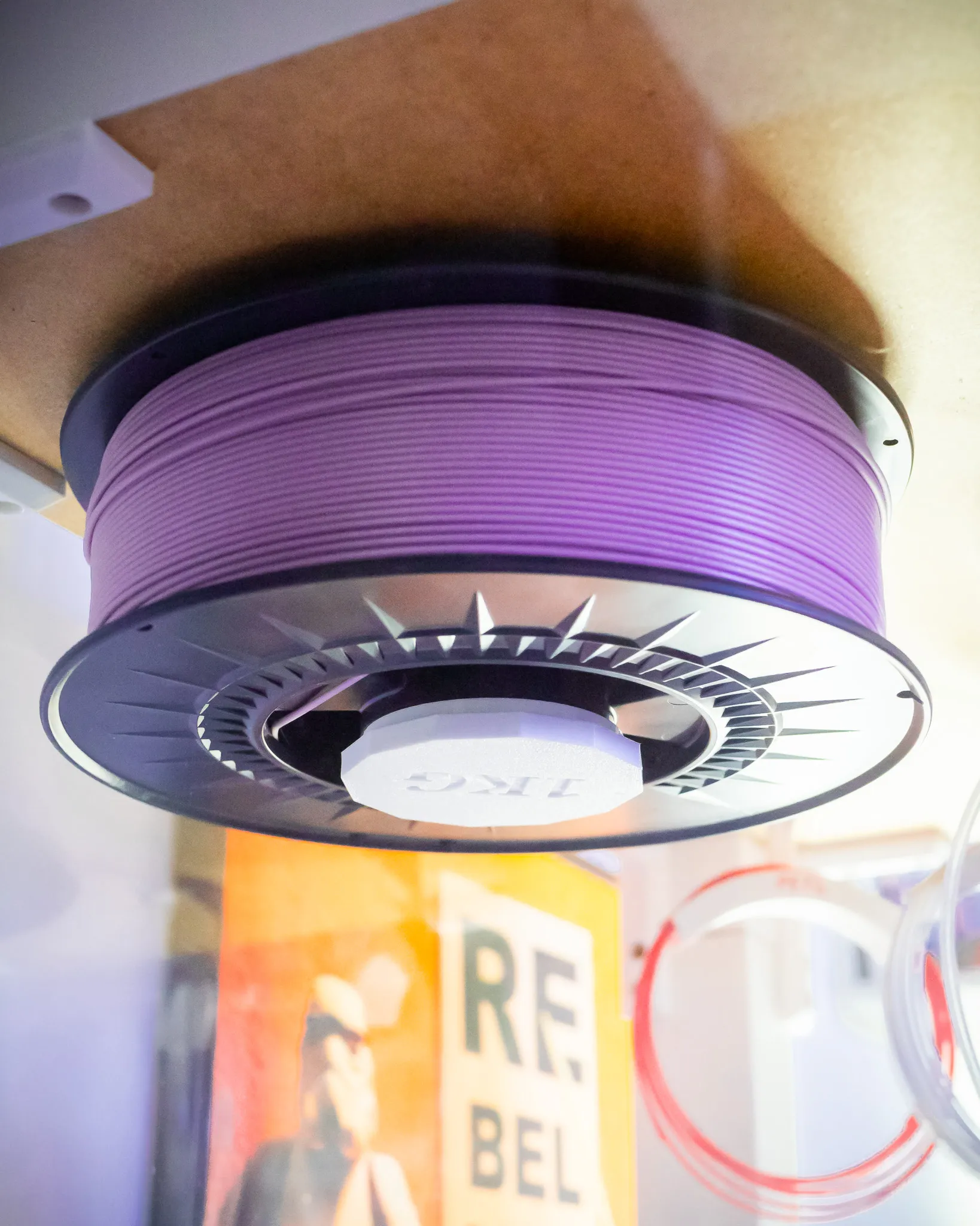 Vertical Filament Storage Mount for 1kg Spools