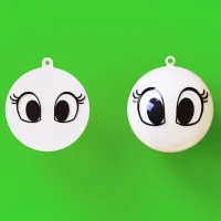 CiCi Christmas tree ornament and keychain-5