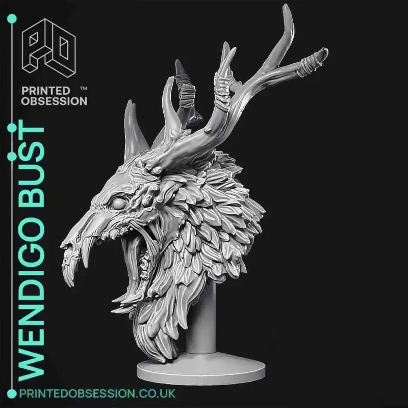 Home page module: Wendigo Bust - Halloween - Creality Cloud Exclusive