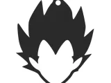 Vegeta Keychain Black-0