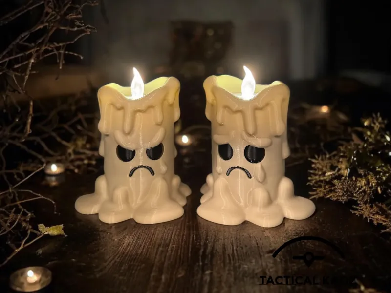 Melting Mood Candle Duo - Sad & Angry Tea Light Holders
