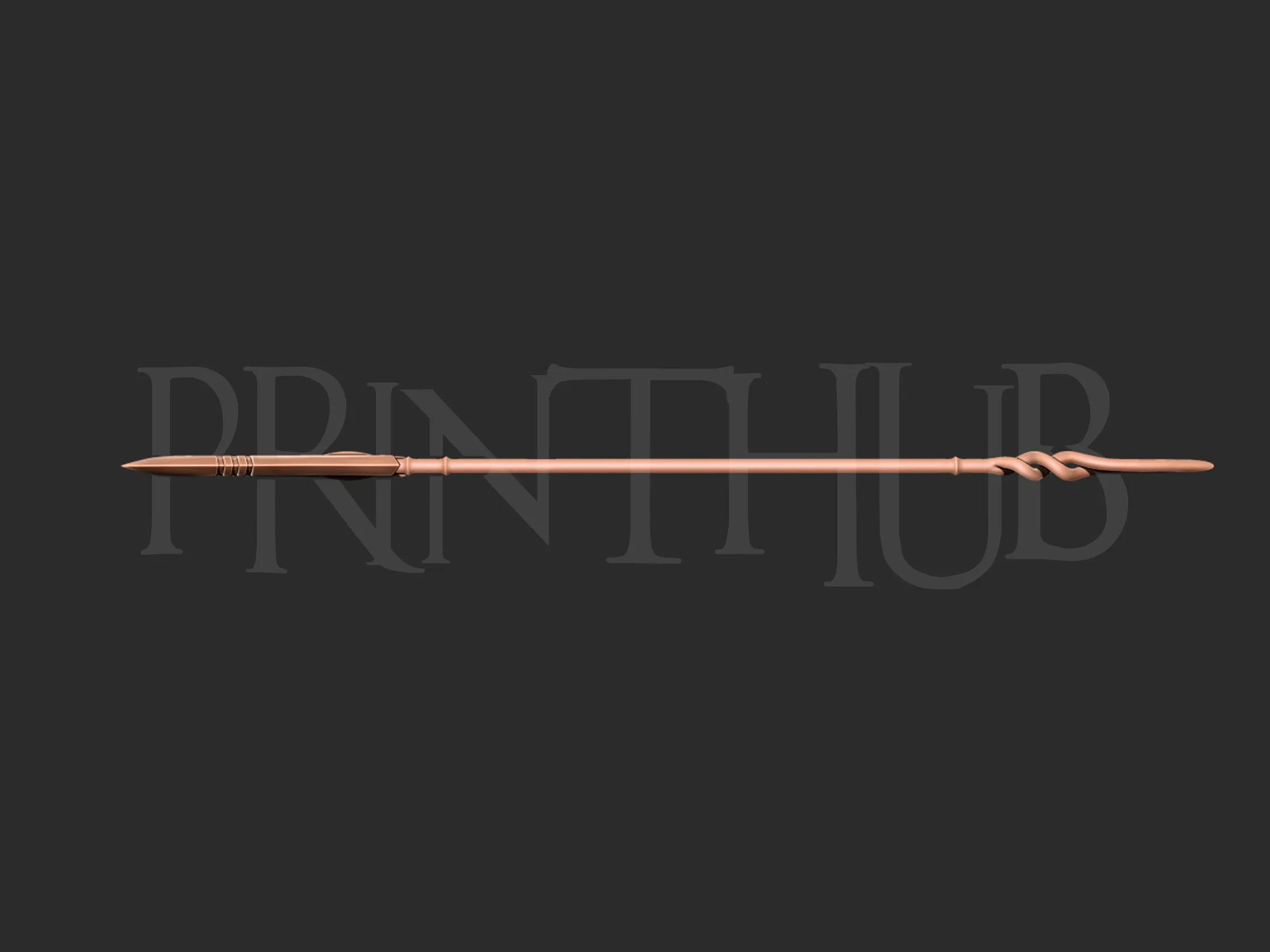 Asuka Langley Flare Spear Weapon 3d print model