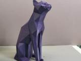 Cat - Egyptian cat low poly-7