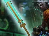 Ekko Cosplay Sword Arcane League of Legends-0