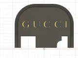 engraved gucci slide plate-0
