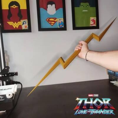 Zeus Thunderbolt - Thor: Love and Thunder 3d model