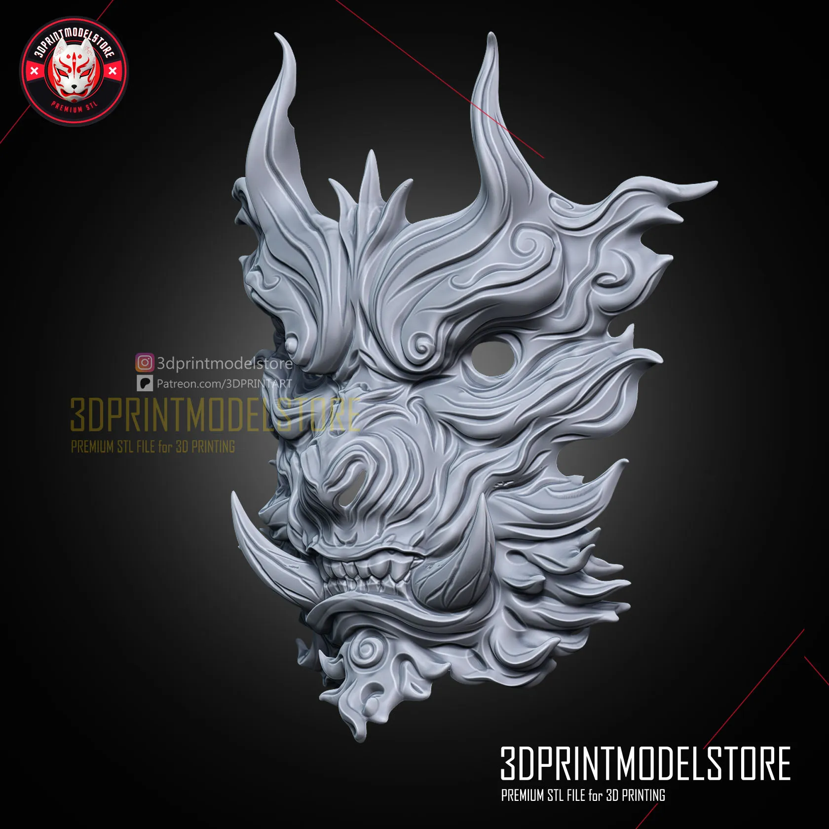 Black Myth Wukong - Bronze Monkey Mask - Premium STL