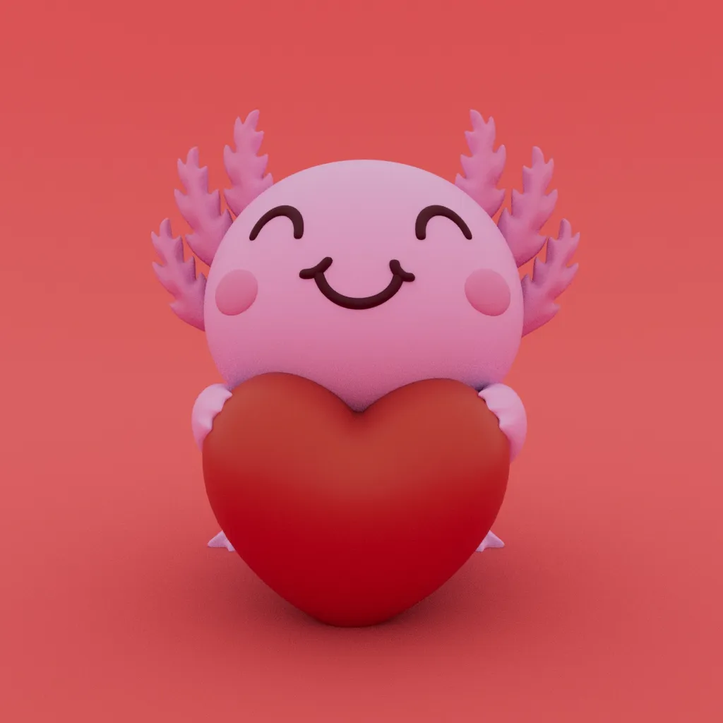 Valentine's Special - Axolotl 02